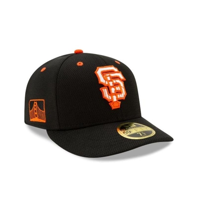 San Francisco Giants Gorra | New Era MLB Batting Practice Low Profile 59fifty Fitted Cap Mexico - Negros